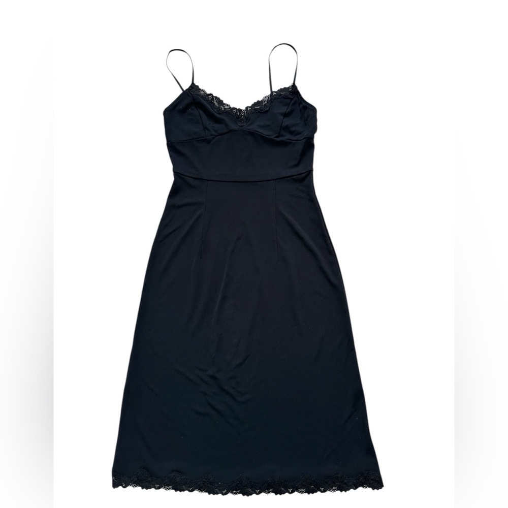 Express Black Lace Detail Chemise